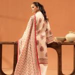 Blush Bloom Embroidered Lawn 3-Piece Unstitched Suit | Malazaar Summer Bloom Collection