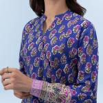 Royal Violet Floral Printed Lawn 3-Piece Unstitched Suit| Malazaar Summer Bloom Collection